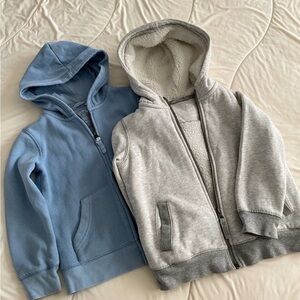 Kids Fleece and Shepra Hooded Sweatshirts; 4-5T